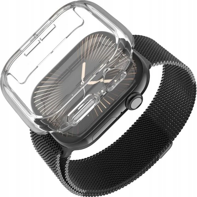FIXED Pure dėklas skirtas Apple Watch Series 10 46 mm, skaidrus