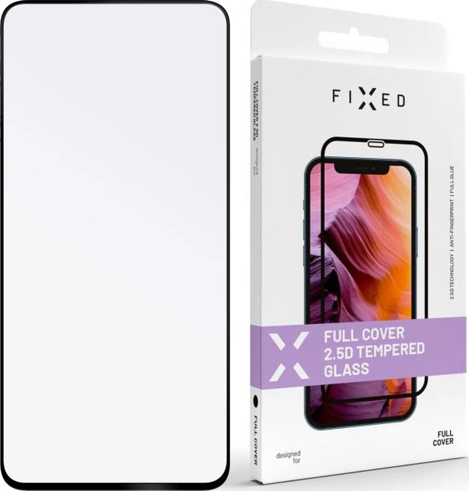 Fixed Fiksuota ekrano apsauga | Samsung | Galaxy S24 FE | Grūdintas stiklas | Juodas | 2.5D