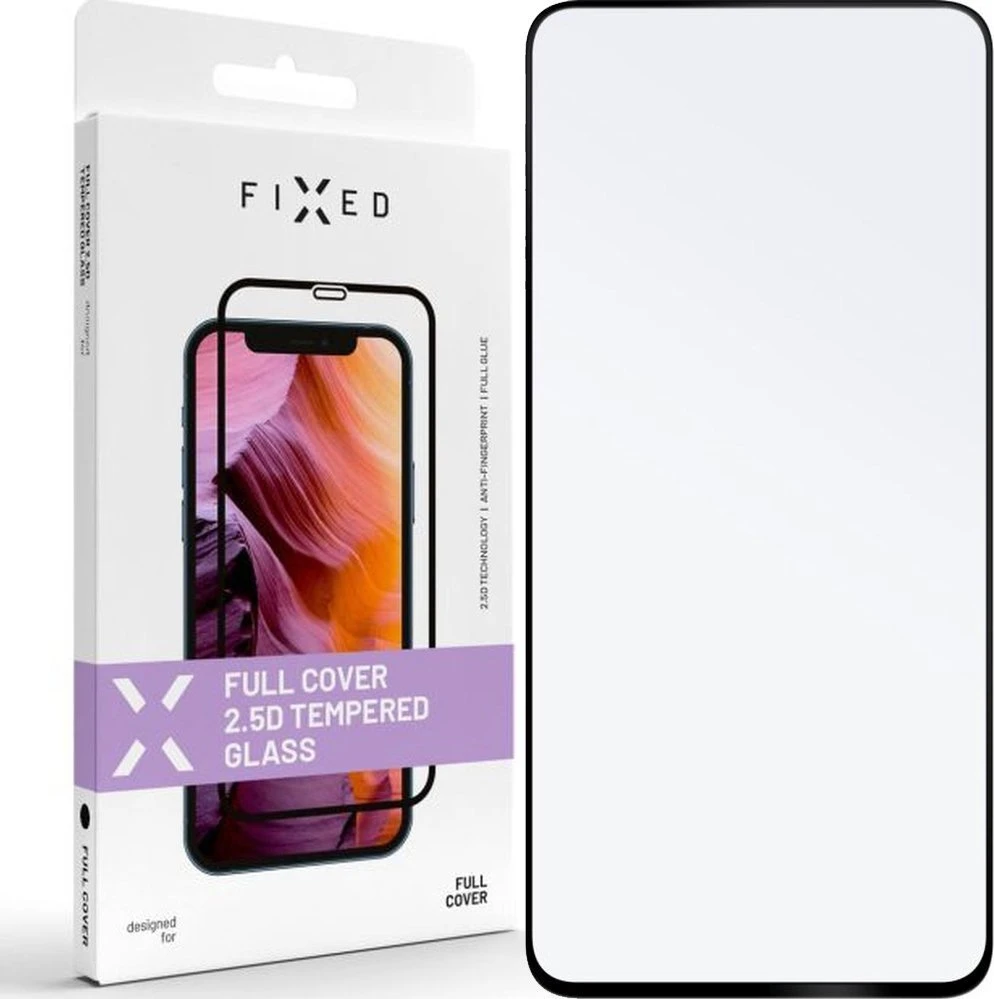 Fixed Fiksuota ekrano apsauga | Samsung | Galaxy S24 FE | Grūdintas stiklas | Juodas | 2.5D