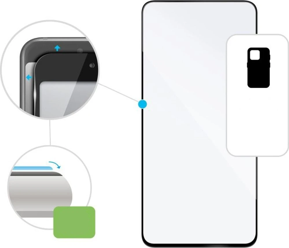 Fixed Fiksuota ekrano apsauga | Samsung | Galaxy S24 FE | Grūdintas stiklas | Juodas | 2.5D