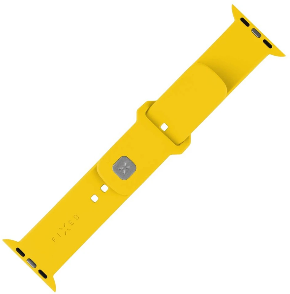 Fixed Fiksuotas silikoninis sportinis dirželio rinkinys, skirtas Apple Watch 4