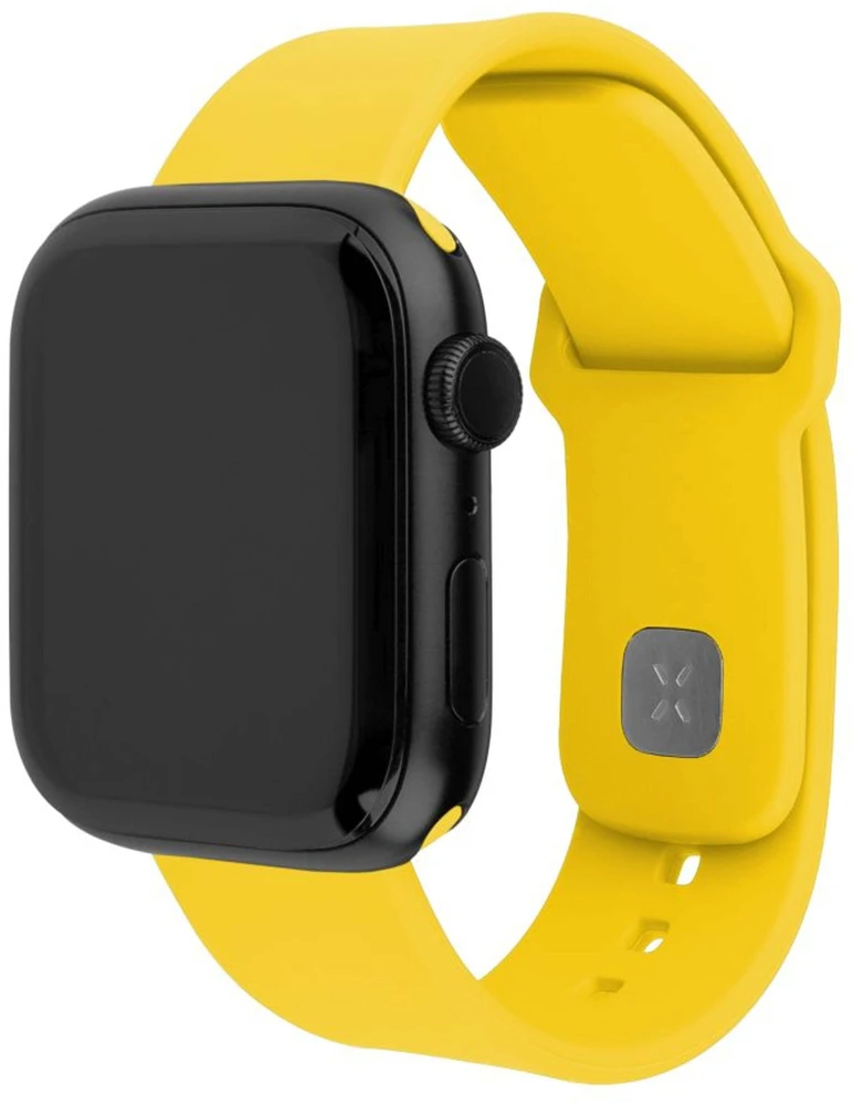 Fixed Fiksuotas silikoninis sportinis dirželio rinkinys, skirtas Apple Watch 4