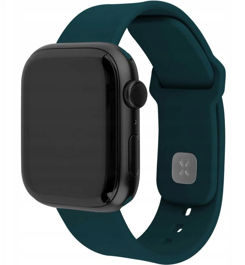 Fixed Silicone Sporty Strap Set - Dirželis dla Apple Watch 38/40/41 mm, ciemnozielony (FIXSST2-436-DRGRE)