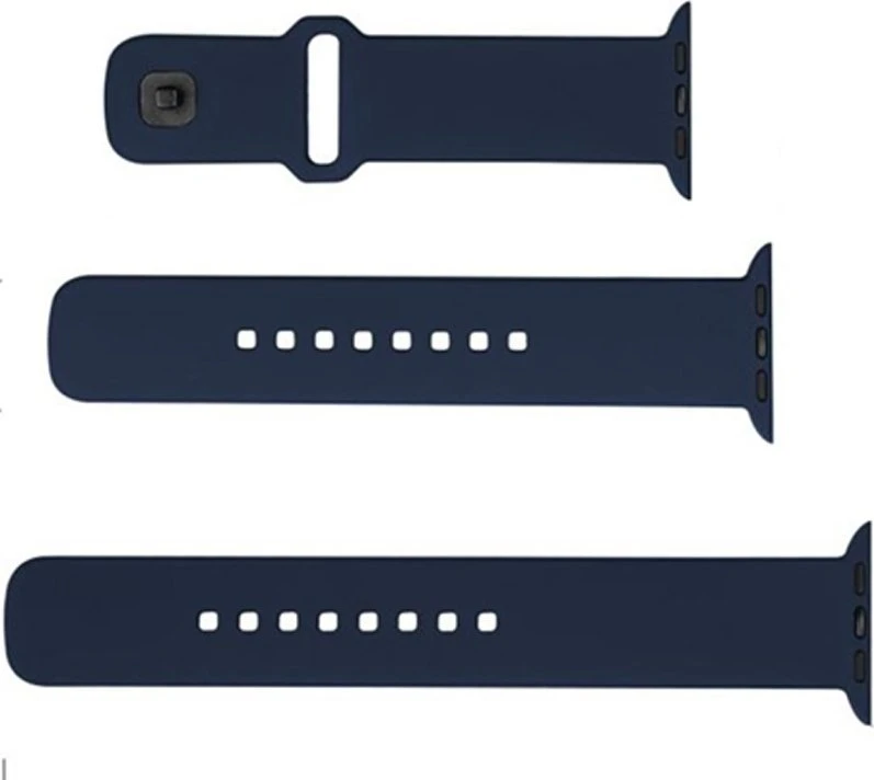 Fixed Fiksuotas | Sportiškas dirželio rinkinys Apple Watch Ultra 49mm | 180-250 mm | Mėlyna | Silikonas
