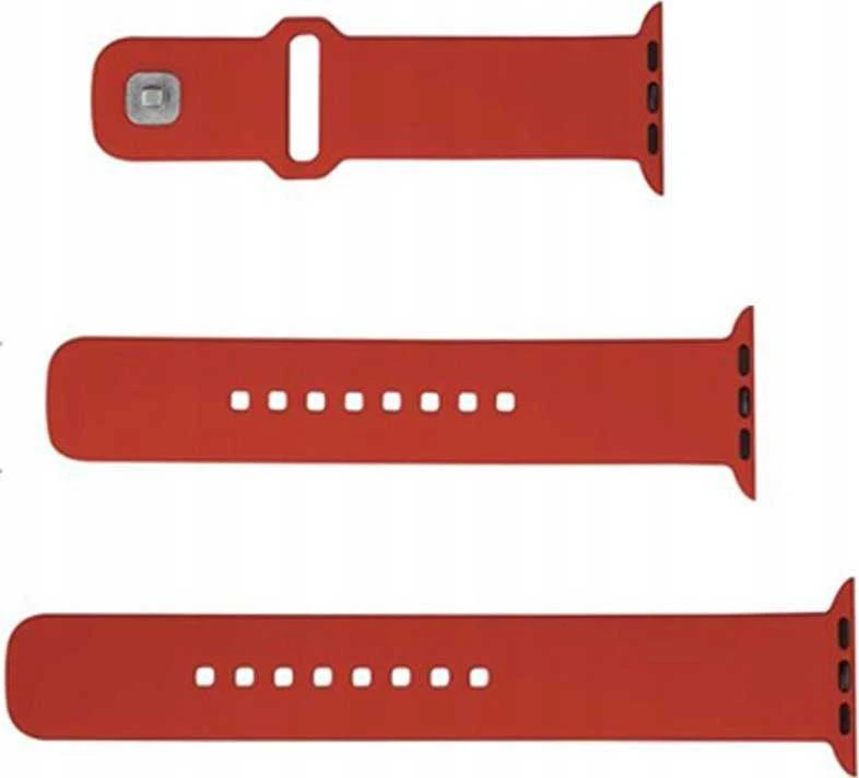 Fixed Ištaisyta | Sportiškas dirželio rinkinys Apple Watch Ultra 49mm | 180-250 mm | Raudona | Silikonas