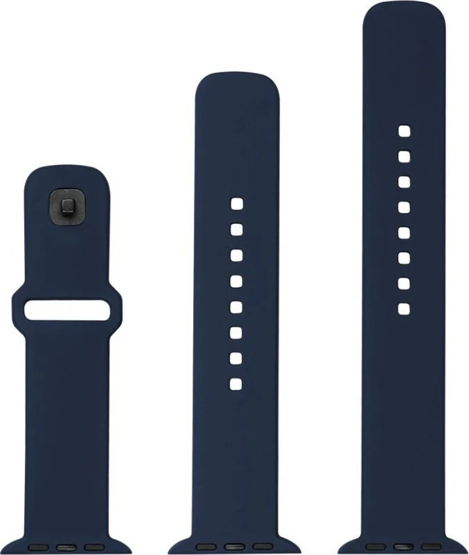 Fixed Fiksuotas | Sportiškas dirželio rinkinys Apple Watch Ultra 49mm | 180-250 mm | Mėlyna | Silikonas