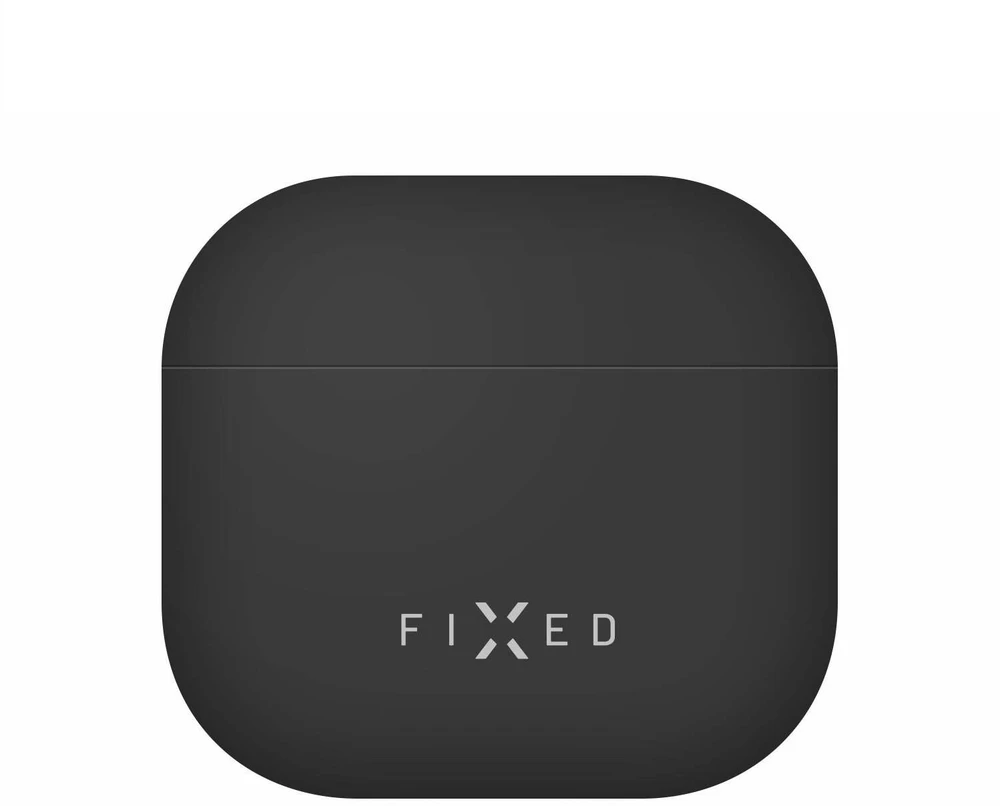 FIXED Silky dėklas skirtas Apple AirPods 4, juodos spalvos