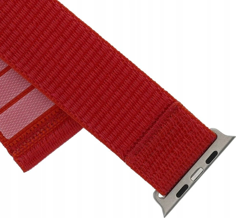 Fixed Ištaisyta | Sportiškas dirželis Apple Watch Ultra 49mm | 160-210 mm | Raudona | Nailonas