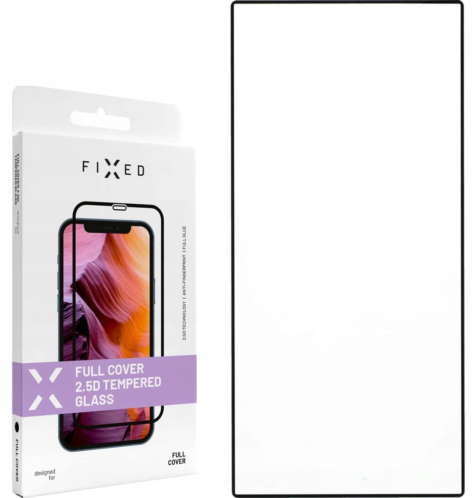 Fixed Fiksuotas, pilnai pritvirtintas „Samsung Galaxy S24 Ultra“ juodas dėklas