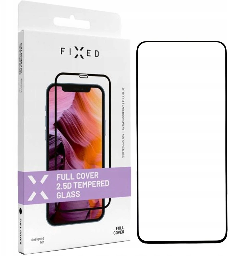 Fixed Grūdintas stiklas ochronne FIXED Full-Cover dla Motorola Moto G24 Power juoda