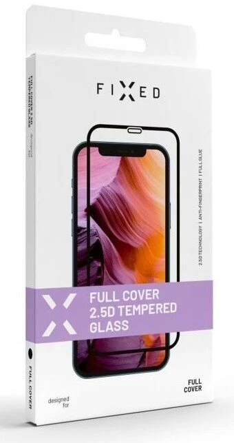 Fixed Grūdintas stiklas ochronne FIXED Full-Cover do Xiaomi Redmi 12 4G/5G/13 4G/Poco M6/M6 Plus 5 juoda