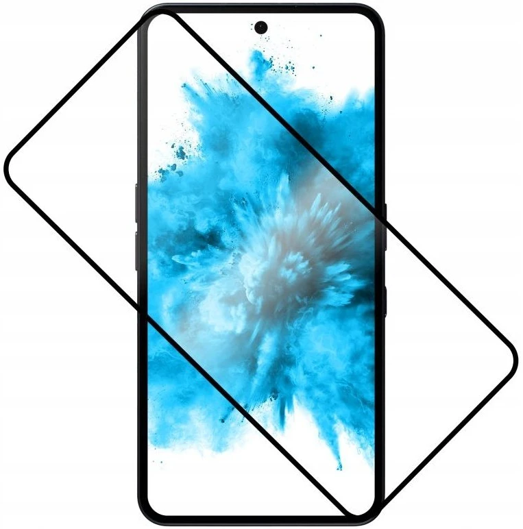 FIXED Grūdintas apsauginis stiklas FIXED Full-Cover, skirtas Nothing Phone (3a) 5G/Pro 5G, juodas