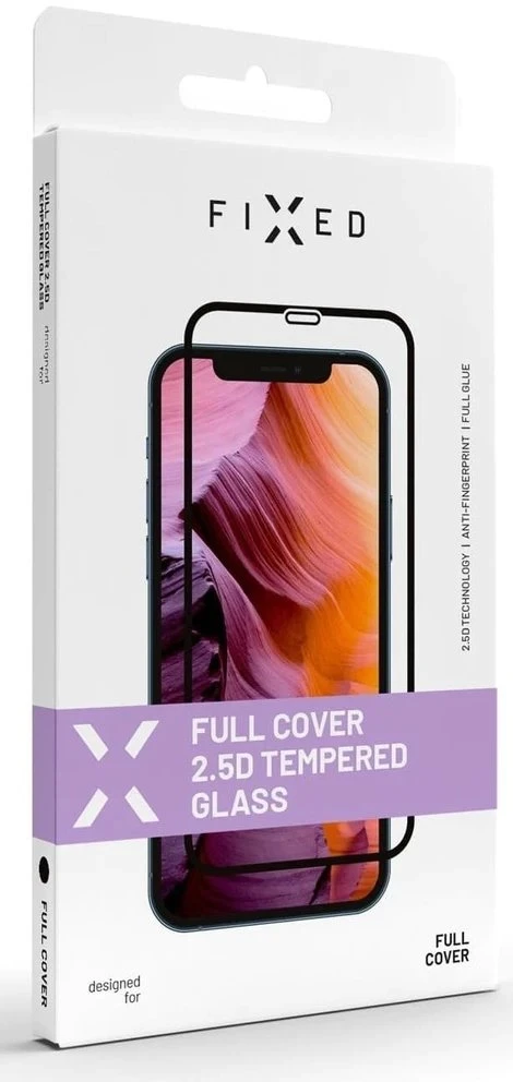 Fixed Grūdintas stiklas ochronne FIXED Full-Cover pro Apple iPhone 14 Pro Max juoda