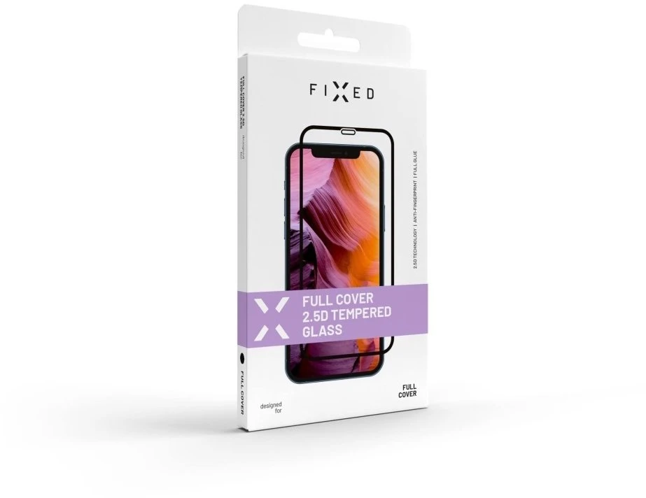 Fixed Grūdintas stiklas ochronne FIXED Full-Cover do Xiaomi Redmi Note 12 5G juoda