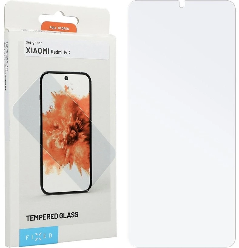 Fixed Pataisyta ekrano apsauga | Xiaomi | Redmi 14C | Grūdintas stiklas | Skaidrus | 2.5D