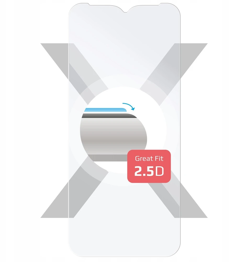 FIXED 2,5D grūdintas stiklas, skirtas Samsung Galaxy A14/A14 5G