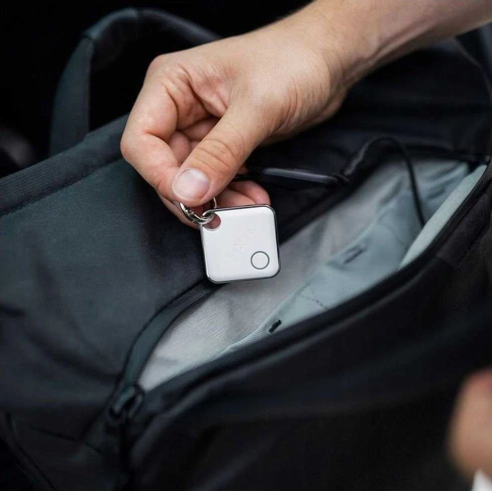 FIXED Smart tracker Tag su Apple Find My palaikymu (2 vnt) juoda+balta