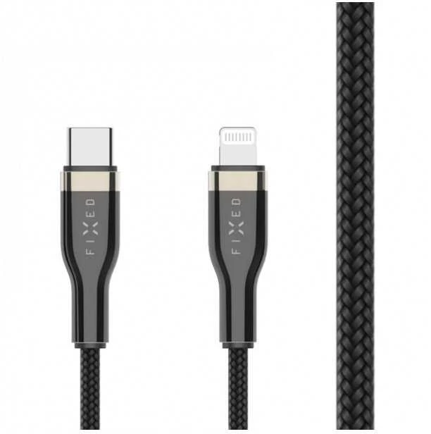 Fixed Fiksuotas Fiksuotas | Pintas kabelis USB-C/Lightning, 2 m | FIXDB-CL2-BK