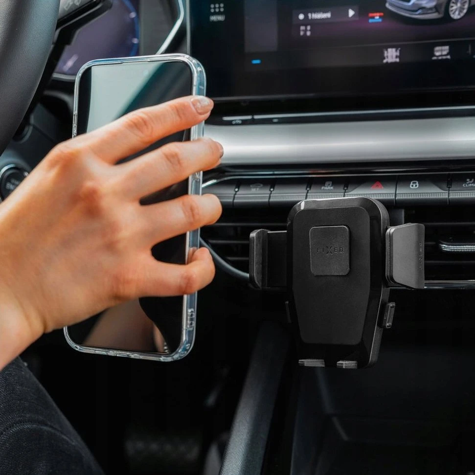 Fixed FIKSUOTAS universalus automobilio laikiklis „Iconiq Vent“ su oro išleidimo angos laikikliu, juodas