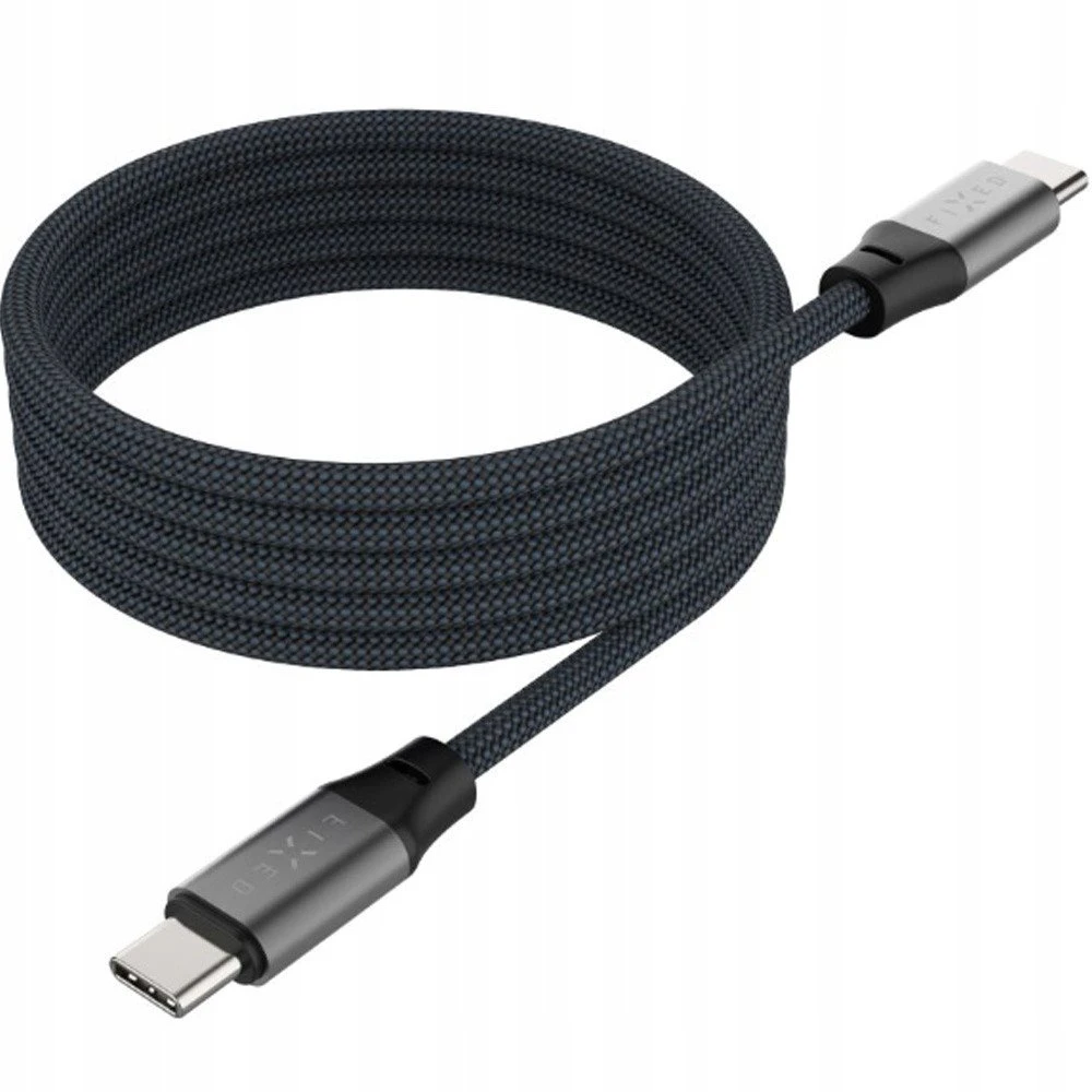 Fixed | Magnetinis pintas laidas USB-C/USB-C, USB 2.0, pilkas | FIXDBM-CC12-GR