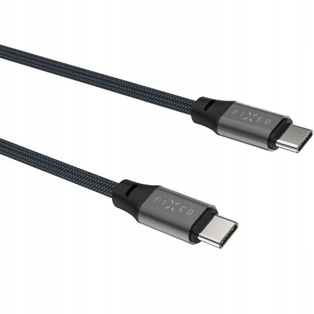 Fixed | Magnetinis pintas laidas USB-C/USB-C, USB 2.0, pilkas | FIXDBM-CC12-GR