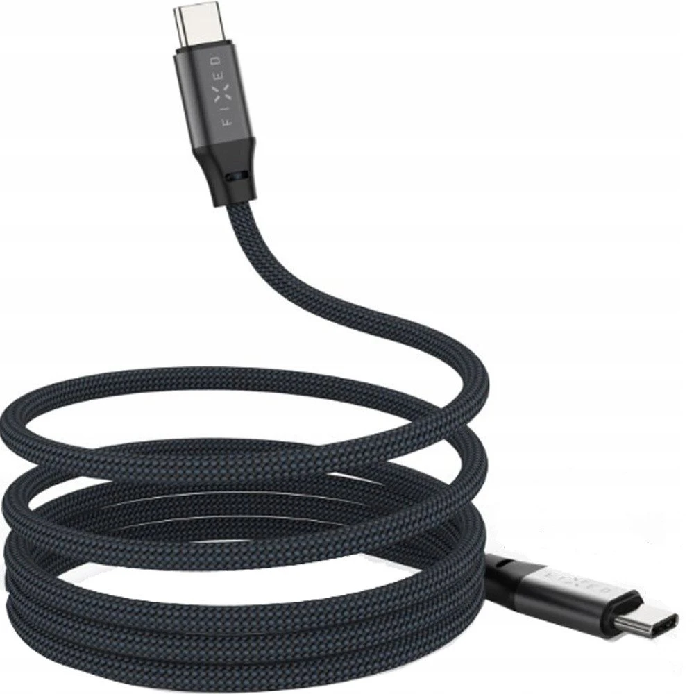 Fixed | Magnetinis pintas laidas USB-C/USB-C, USB 2.0, pilkas | FIXDBM-CC12-GR