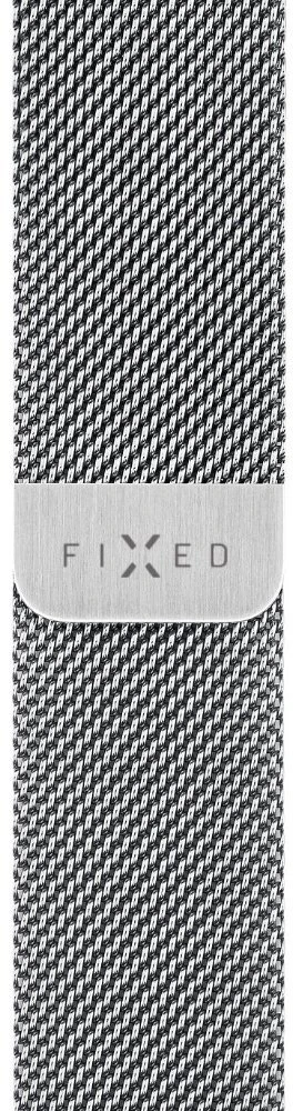 Fixed Fiksuotas | Tinklinis dirželis, skirtas „Apple Watch“ 38/40/41 mm | Sidabrinis