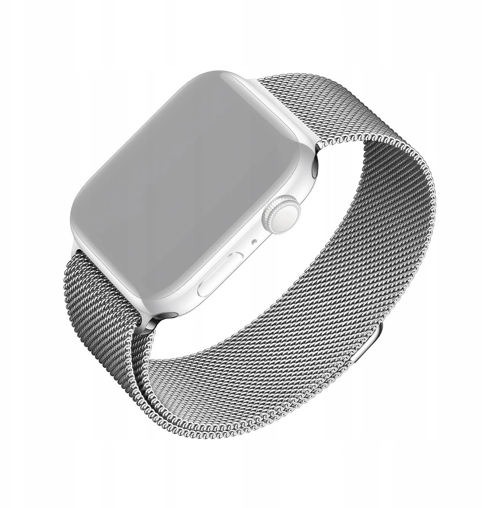 Fixed Fiksuotas | Tinklinis dirželis, skirtas „Apple Watch“ 38/40/41 mm | Sidabrinis