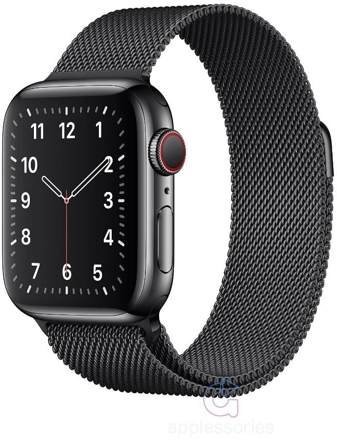 Fixed Fiksuotas | Tinklinis dirželis „Apple Watch“ 38/40/41 mm | Juodas