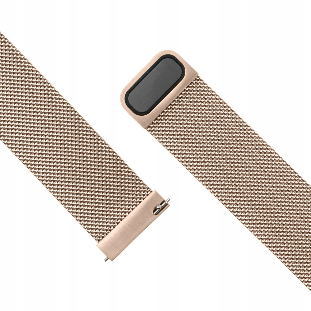 Fixed | Mesh Strap with Quick Release 20mm for Išmanusis laikrodis | Rose auksinis