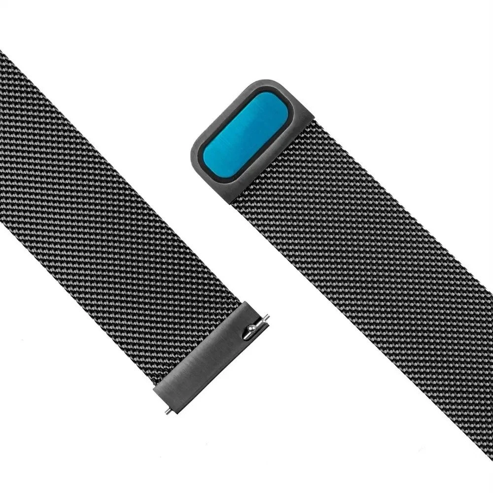 Fixed | Mesh Strap with Quick Release 20mm for Išmanusis laikrodis | Juodas