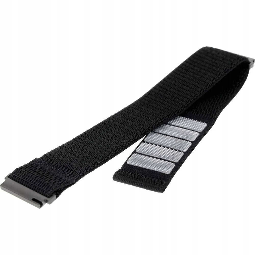Fixed | Sporty Strap with Quick Release 22mm for Išmanusis laikrodis | 160-210 mm | Juodas | Nylon