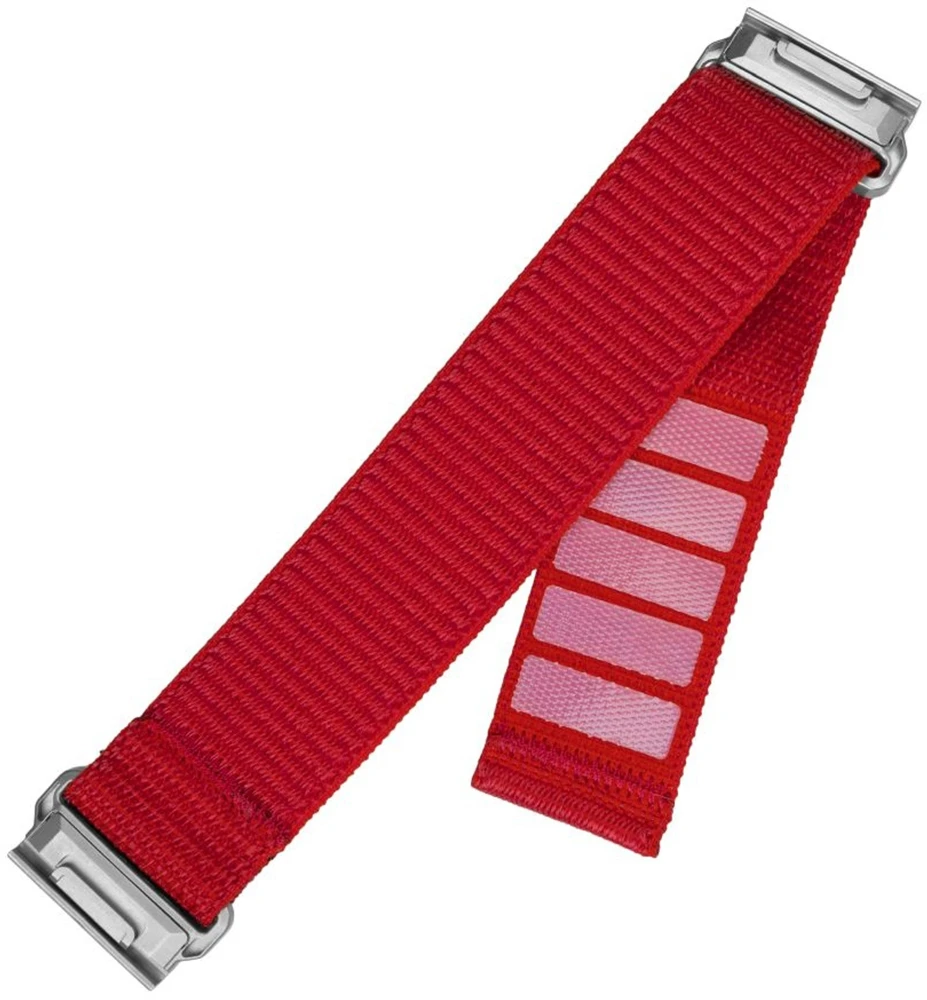 Fixed Ištaisyta | Sportiškas dirželis, skirtas Garmin QuickFit 26mm | 160-210 mm | Raudona | Nailonas