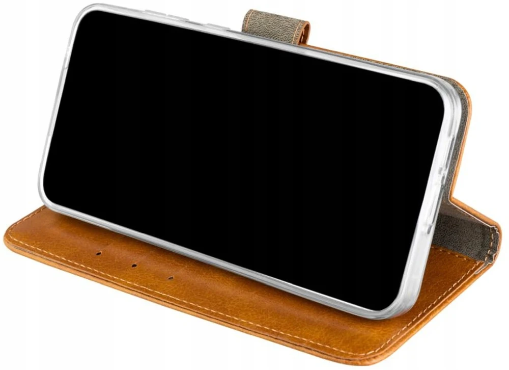 Fixed Opus | Knygų dėklas | Samsung | Galaxy A57 5G | Sintetinė oda | Ruda