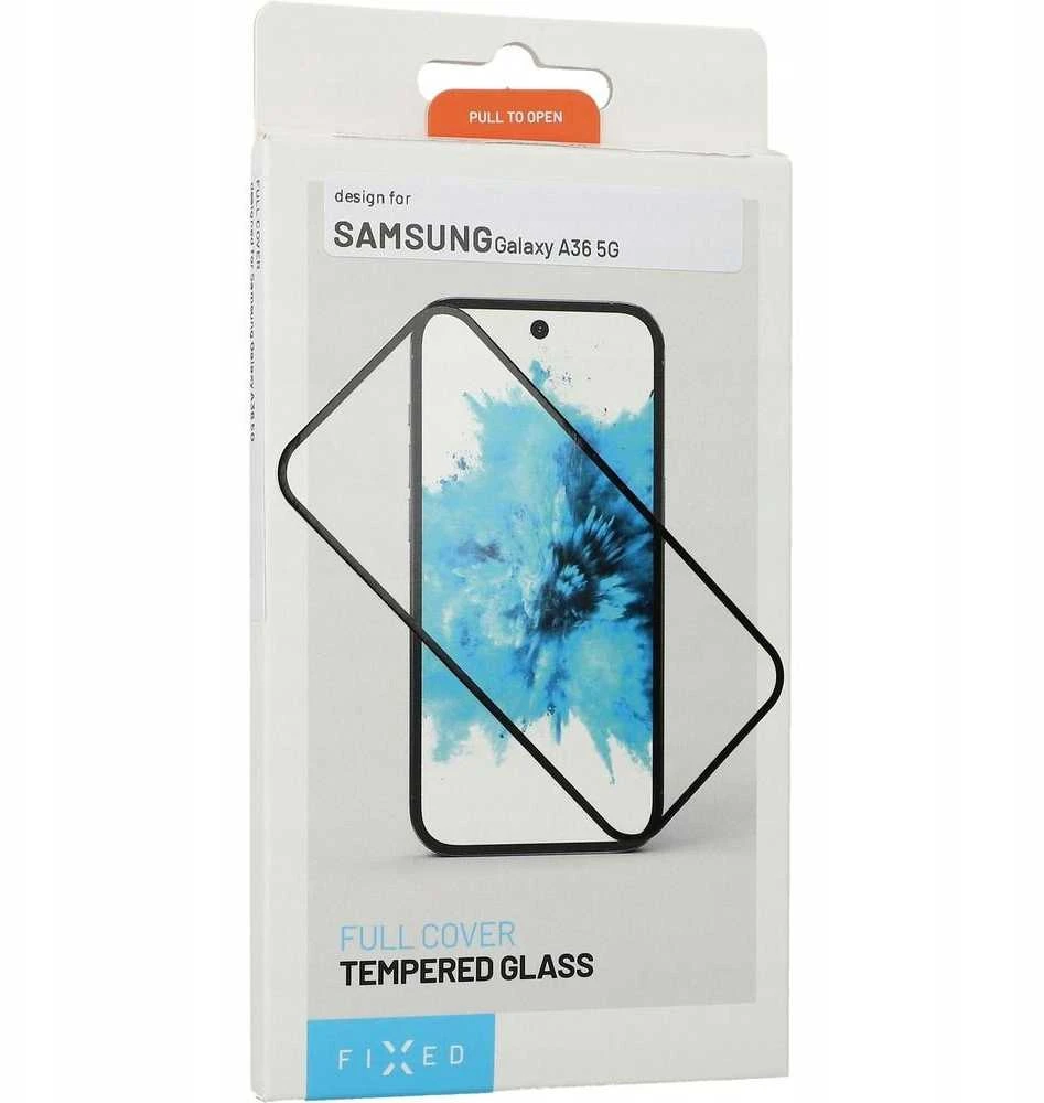 Fixed Fiksuotas ekrano apsauginis stiklas | Samsung | Galaxy A36 5G/A56 5G | Grūdintas stiklas | Juodas | Pilnas dangtelis 2.5D