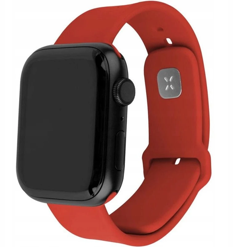 Fixed Ištaisyta | Sportiškas dirželio rinkinys Apple Watch 42/44/45 mm | 170-235 mm | Raudona | Silikonas