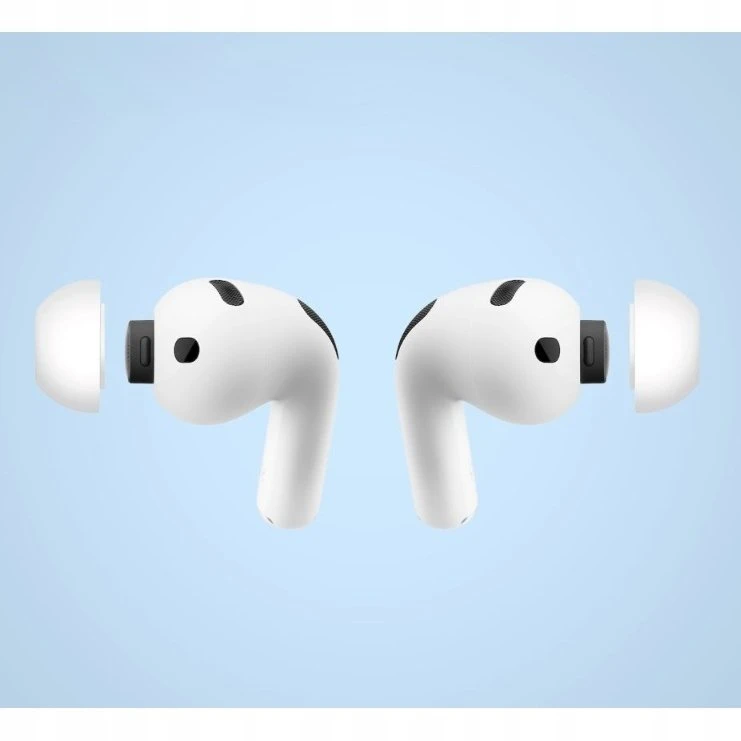 Silikoninės ausų kištukų dangtelės FIXED, skirtos Apple AirPods Pro 3, 2 rinkiniai, dydis S