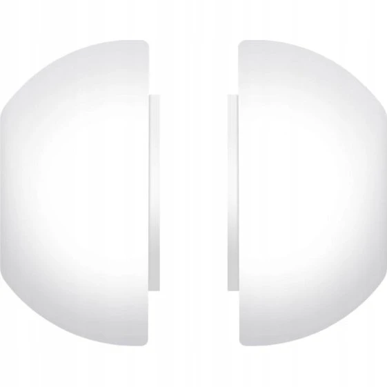 Silikoninės ausų kištukų dangtelės FIXED, skirtos Apple AirPods Pro 3, 2 rinkiniai, dydis S