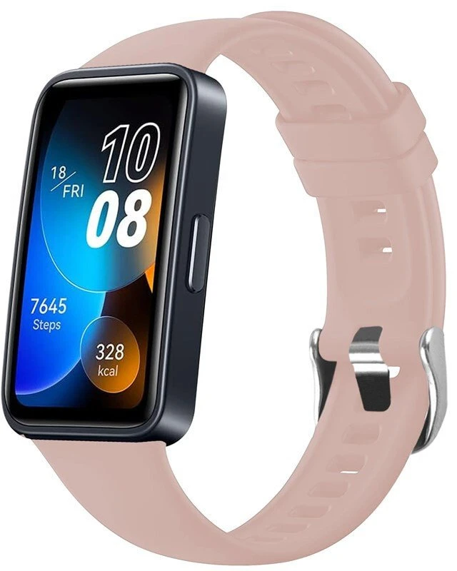 Fixed Silikonowy dirželis do Huawei Band 8/9, rožinė
