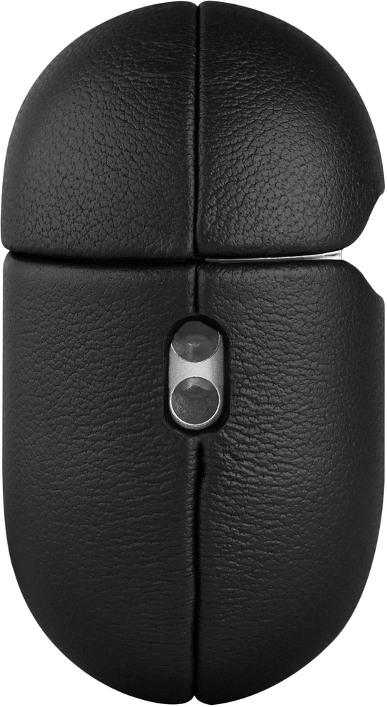Fixed Neperdirbta oda „PodsLeather“ dėklas „Apple AirPods 3“ ausinėms – juoda