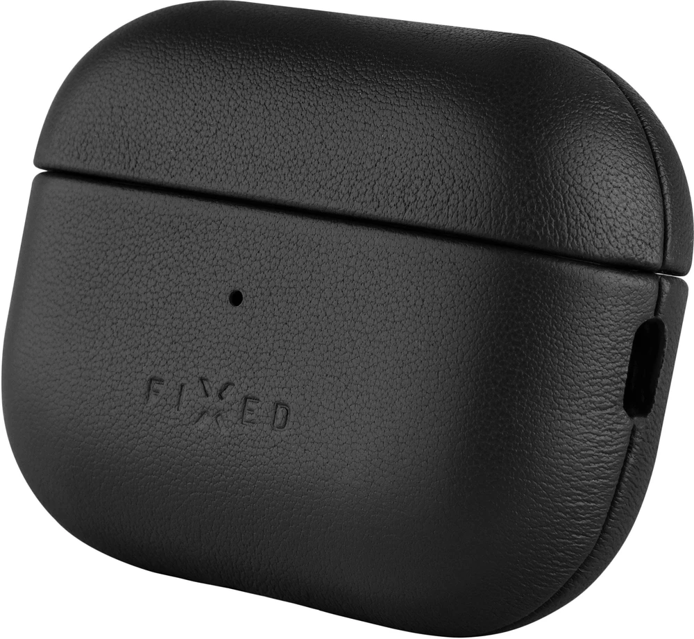 Fixed Neperdirbta oda „PodsLeather“ dėklas „Apple AirPods 3“ ausinėms – juoda