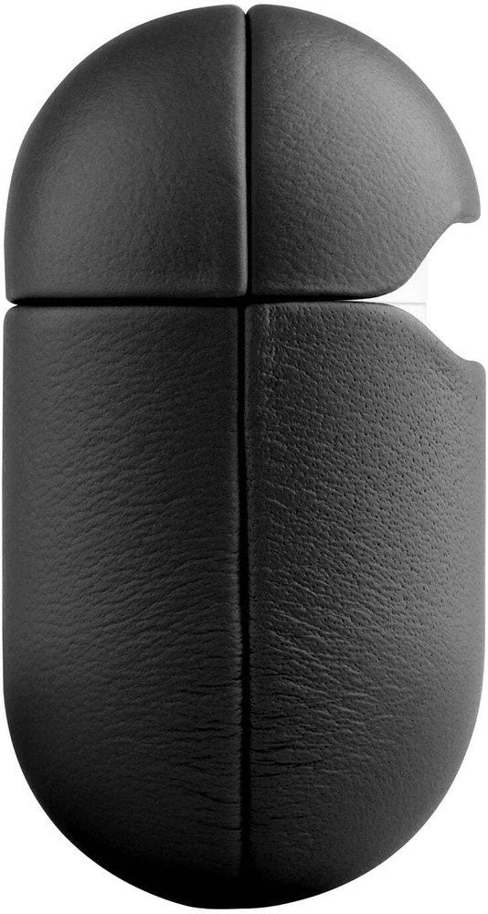 FIXED PodsLeather dėklas skirtas Apple Airpods 4, juodos spalvos