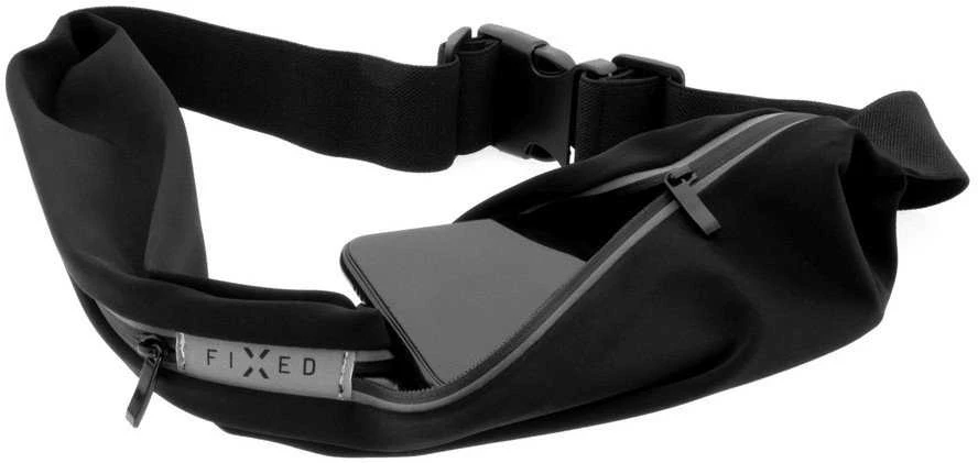Dėklas Fixed Sportbelt Duo - Universalus sportinis diržas bėgikams juoda