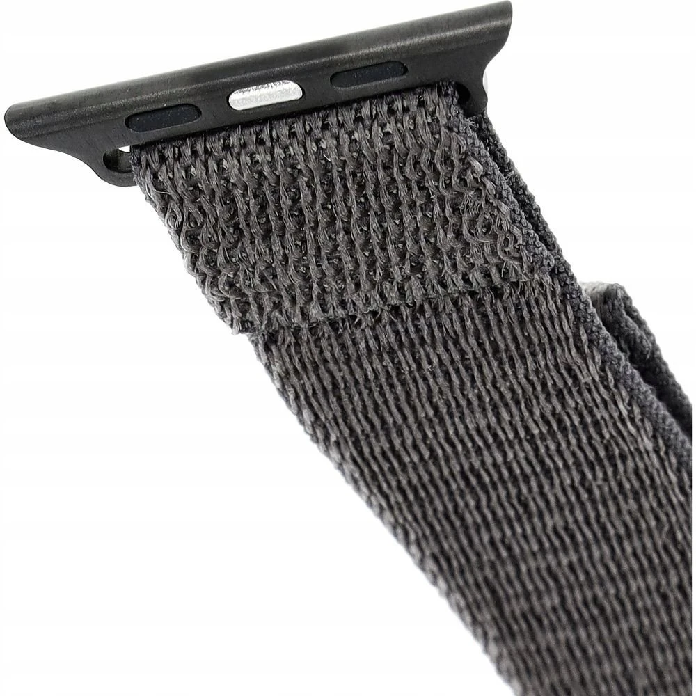 Fixed Fiksuotas | Sportiškas dirželis Apple Watch 38/40/41mm | 160-210 mm | Tamsi pilka | Nailonas