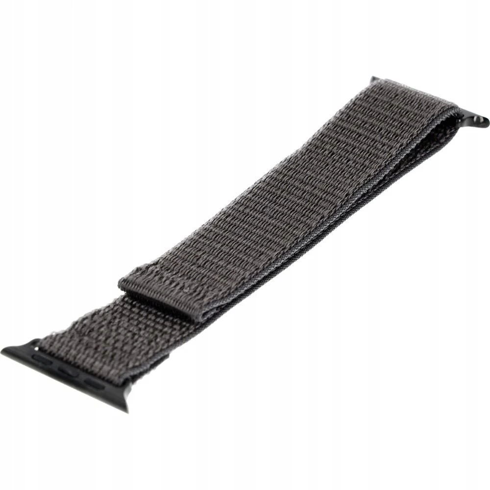 Fixed Fiksuotas | Sportiškas dirželis Apple Watch 38/40/41mm | 160-210 mm | Tamsi pilka | Nailonas