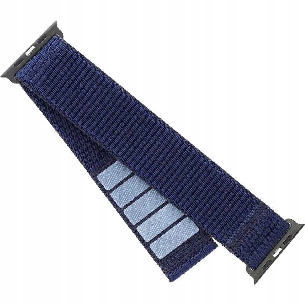 Fixed Ištaisyta | Sportiškas dirželis Apple Watch 38/40/41mm | 160-210 | Tamsiai mėlynas | Nailonas