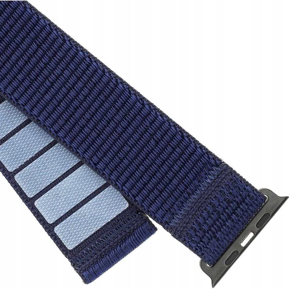 Fixed Ištaisyta | Sportiškas dirželis Apple Watch 38/40/41mm | 160-210 | Tamsiai mėlynas | Nailonas