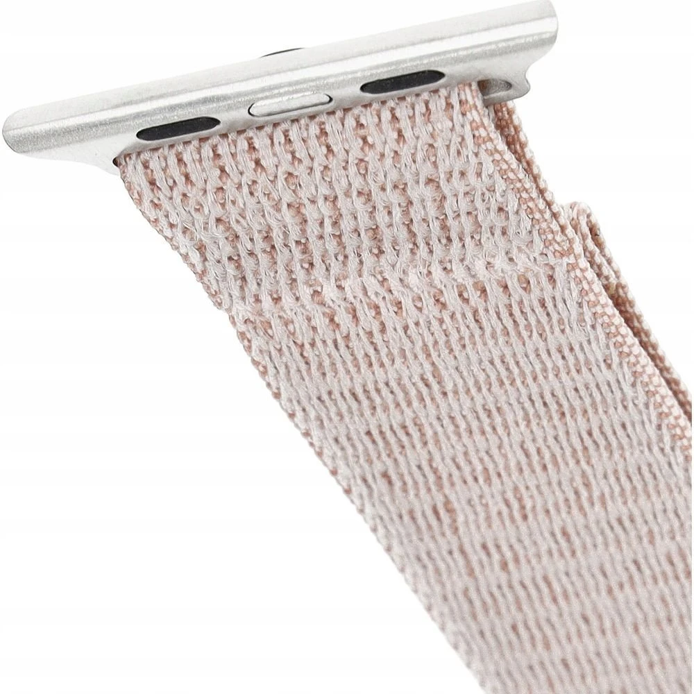 Fixed Fiksuotas | Sportiškas dirželis Apple Watch 38/40/41mm | 60-210 mm | Rožinis auksinis | Nailonas