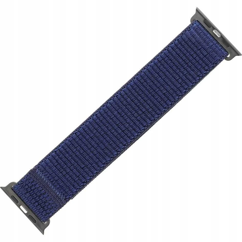 Fixed Ištaisyta | Sportiškas dirželis Apple Watch 38/40/41mm | 160-210 | Tamsiai mėlynas | Nailonas