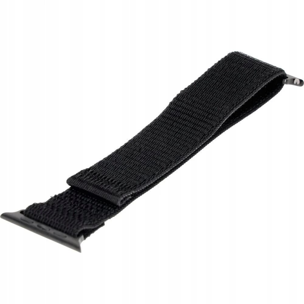 Fixed Fiksuotas | Sportiškas dirželis Apple Watch 42/44/45mm | 160-210 mm | Juodas | Nailonas